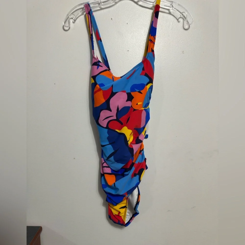 Nautica Multicolor Abstract Swimsuit - Picture 1 of 4